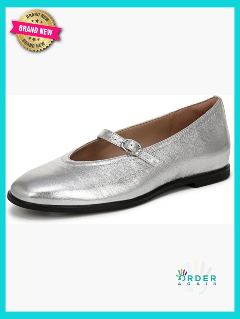 Mary Jane Flat Square Toe Adjustable Buckle Strap Contour Comfort Retro